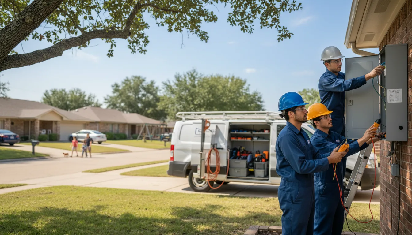Certified electrician providing emergency electrical services in Mcclusky, ND